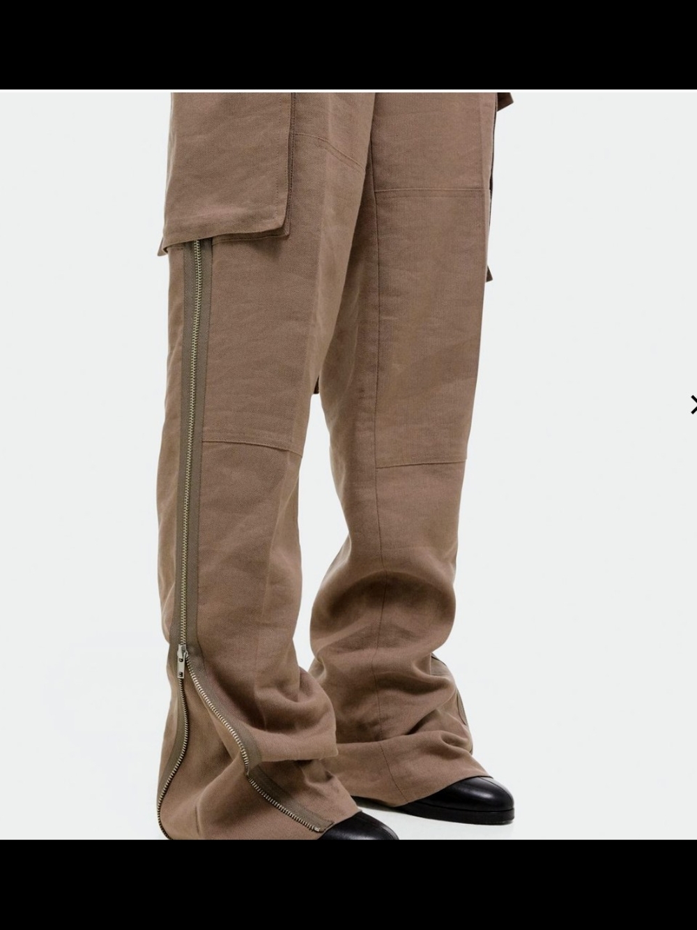 Helmut Lang Arch Carpenter High-Rise Cargo Pants in Archwood New SZ 4 US Women